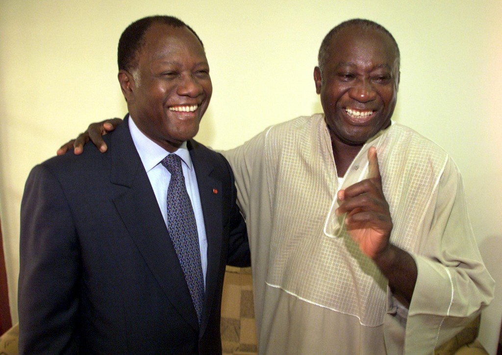 Laurent Gbagbo et Alassane Ouattara