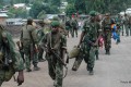 Des militaires congolais renforcent leurs positions autour de Goma au second jour des affrontements face aux rebelles du M23 (Photo Monusco)