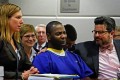 Déclaré innocent, l'Américain Kash Delano Registrer a été libéré vendredi 8 novembre à Los Angeles (Etats-Unis)