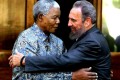Nelson Mandela et Fidel Castro Ruz