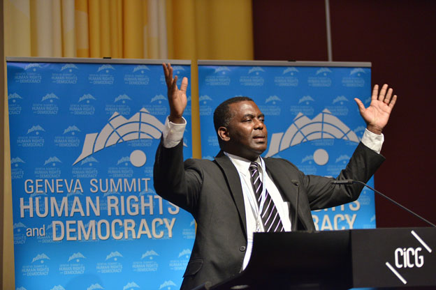 Biram ould Dah ould Abeid, Président de l'Initiative pour la Résurgence du mouvement Abolitionniste (IRA).