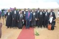 …en présence de nombre de ses collègues Pasteurs de l’Eglise Méthodiste Unie de Côte d’Ivoire venus massivement la soutenir (5ème à partir de la gauche sur cette photo)