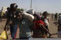 Des réfugiés fuyant la région séparatiste du Tigré, en Ethiopie © Marwan Ali/AP/SIPA