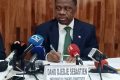 Sébastien Dano Djédjé, président du congrès constitutif du nouveau parti de Laurent Gbagbo