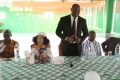 Les Honorables Junior Gouali Dodo (debout) et Dr Euphrasie N’Guessan (assise à sa droite)