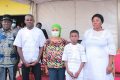 Mme Henriette Konan Bédié ‘au centre), présidente de ’’SERVIR’’, a exprimé, au nom de son époux et de la grande famille du Pdci-Rda, son soutien à la famille Kouassi