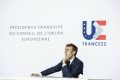 Paris, le 9 décembre 2021. Conférence de presse du Président de la République Emmanuel Macron (sur la photo), sur la France prenant la présidence de l'Union européenne (UE).
